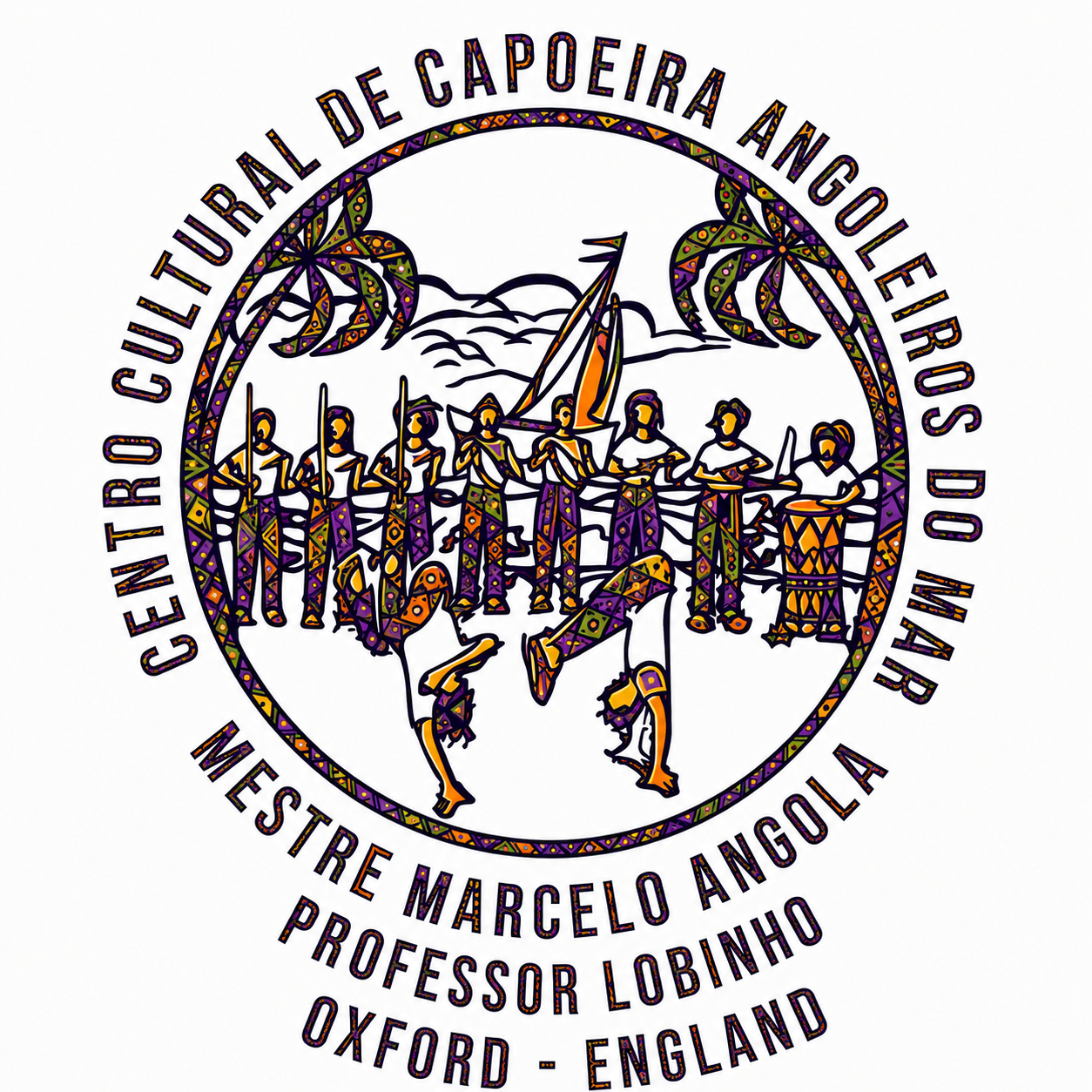 Angoleiros do Mar cultural Capoeira Angola logo